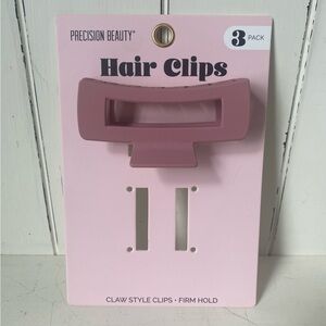 NWT Precision Beauty Pink Hair Clip